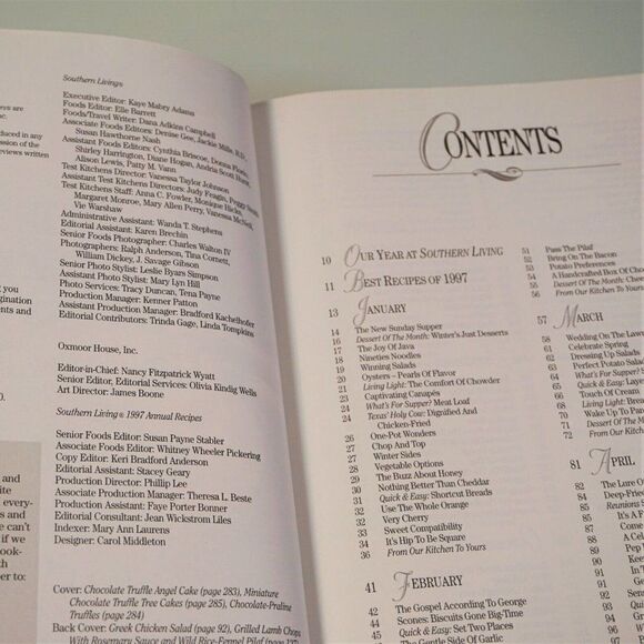 1997 Southern Living Annual Recipes 1997 Hardcover Cookbook - Picture 5 of 12